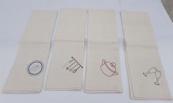 KO10 torchon brode ustensiles KO10 torchon brode ustensiles