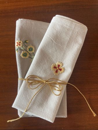 set et serviette brode attache set et serviette brode attache